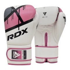 RDX Sports Ego F7 Pink/White Breathable Boxing Gloves for Women